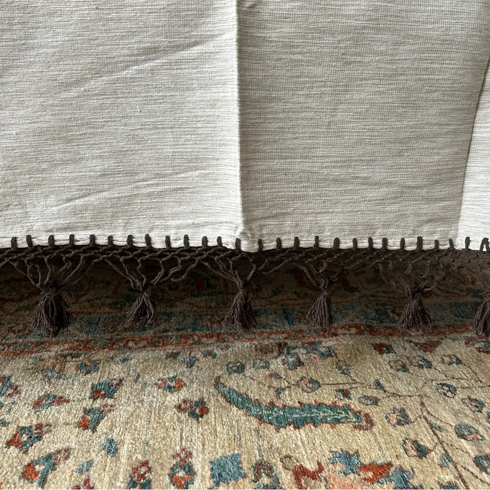 Hand Loom  Queen Size Cotton Bedspread.